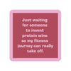 Protein Wine Coaster Drinks On Me Home - Barware - Coasters