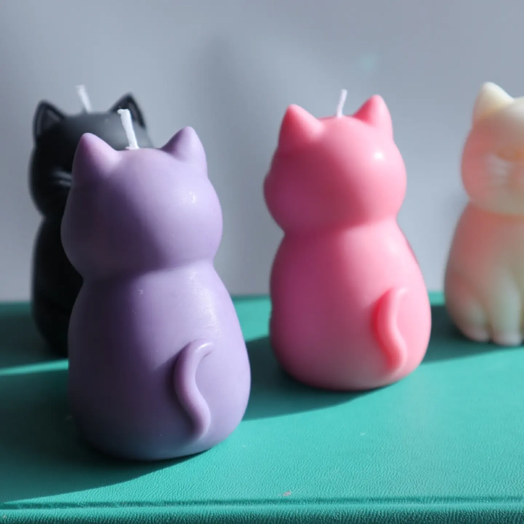 Cute Cat Shaped Candle Drop Dead Candles Home - Candles - Novelty