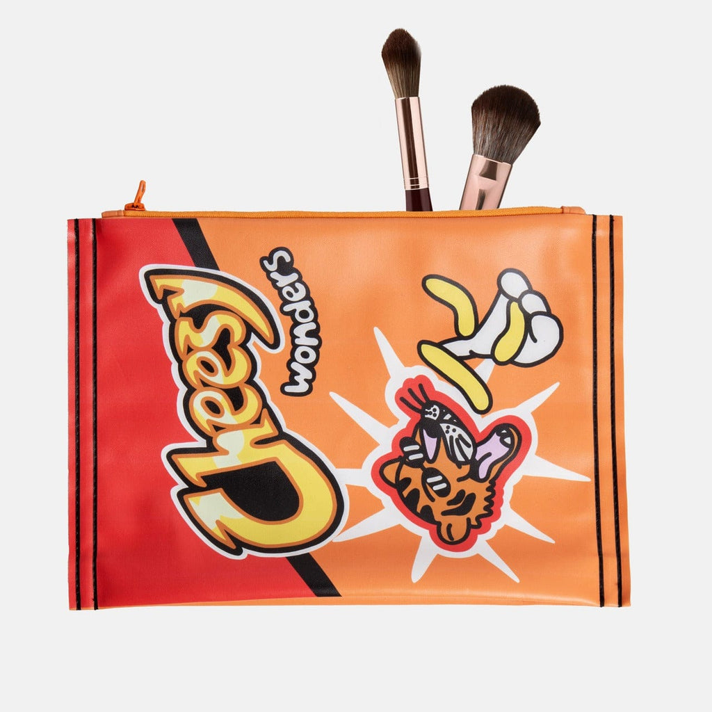 Cheesy Wonders Chip Bag Zipper Pouch Eat My Socks Apparel & Accessories - Bags - Pouches & Cases