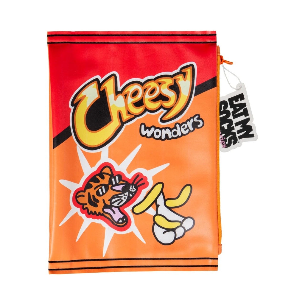 Cheesy Wonders Chip Bag Zipper Pouch Eat My Socks Apparel & Accessories - Bags - Pouches & Cases