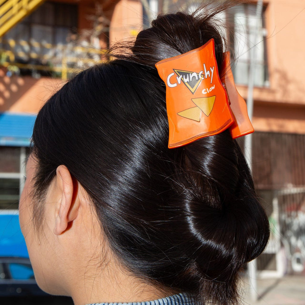 Crunchy Nacho Hair Claw Eat My Socks Apparel & Accessories - Hair Accessories - Hair Claws & Clips