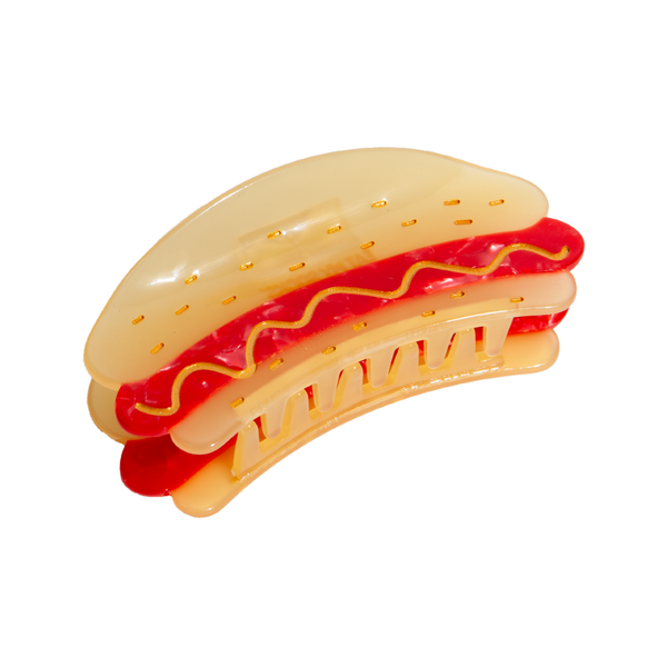 Hot Dog Hair Claw Eat My Socks Apparel & Accessories - Hair Accessories - Hair Claws & Clips