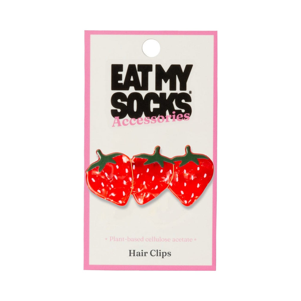 Strawberry Hair Clip Eat My Socks Apparel & Accessories - Hair Accessories - Hair Claws & Clips