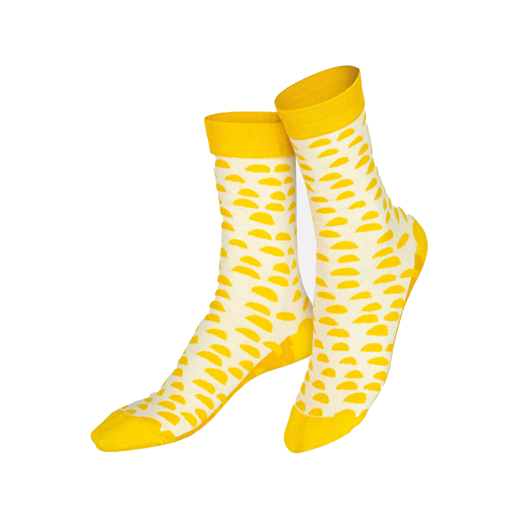 Corn Flakes Crew Socks - Unisex Eat My Socks Apparel & Accessories - Socks - Adult - Unisex