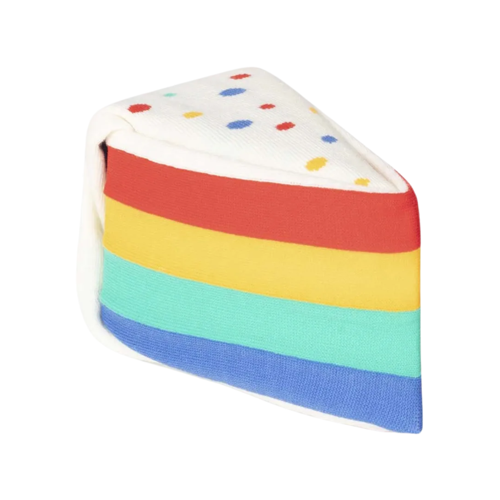 Rainbow Cake Over The Calf Socks - Unisex Eat My Socks Apparel & Accessories - Socks - Adult - Unisex