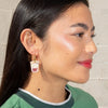 Instant Ramen Hoop Earrings Eat My Socks Jewelry - Earrings