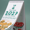 2027 Gnomes & Mushrooms Postcard Wall Calendar Egg Press Books - Calendars, Organizers & Planners
