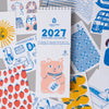 2027 Illustrated Postcard Tear Off Calendar Egg Press Books - Calendars, Organizers & Planners