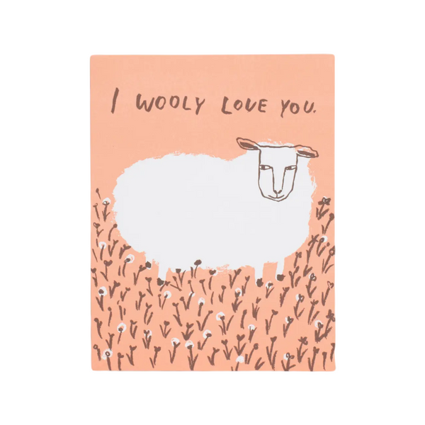 Wooly Love You Sheet Love Card Egg Press Cards - Love