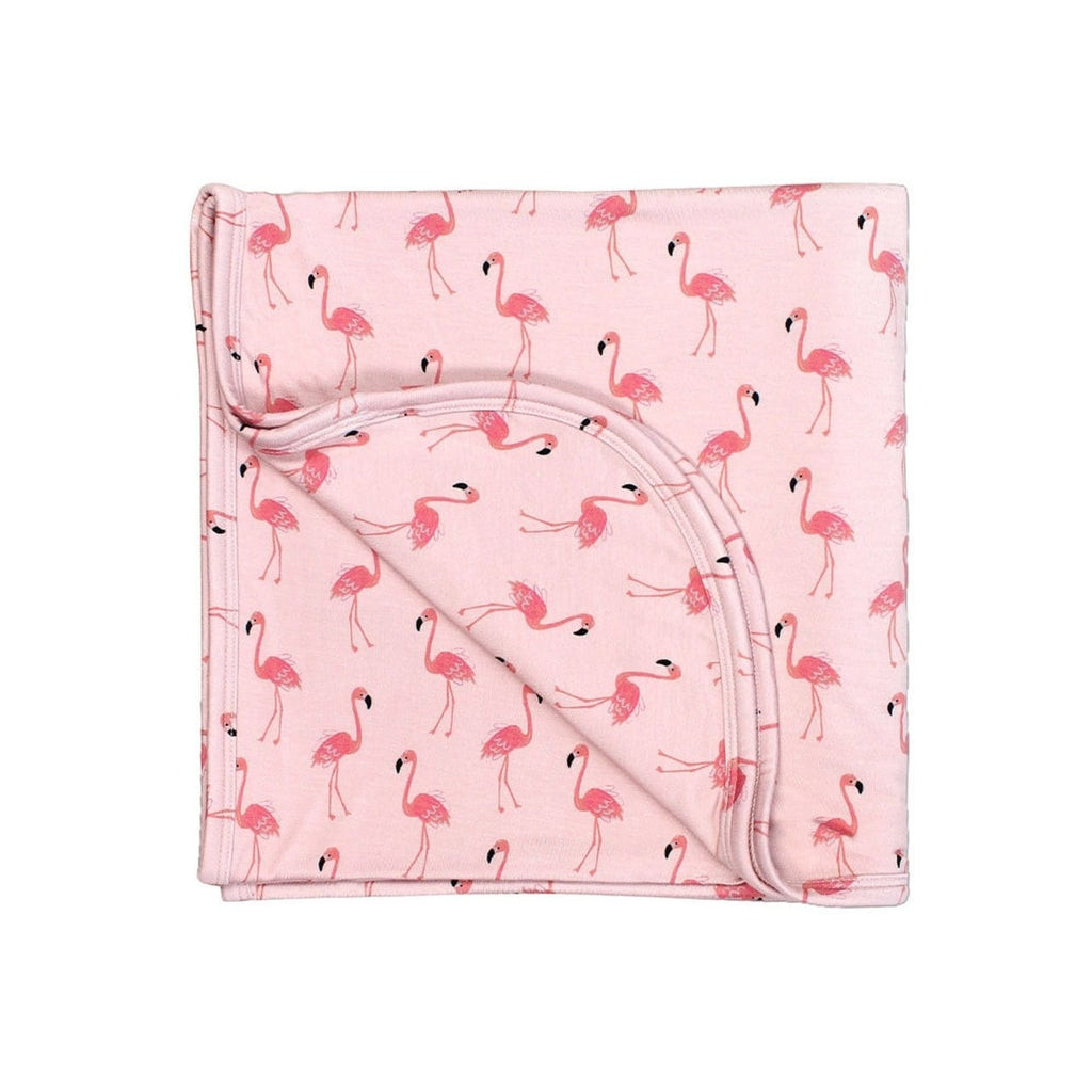 Fancy Flamingos Bamboo Blanket Emerson & Friends Baby & Toddler - Swaddles & Baby Blankets