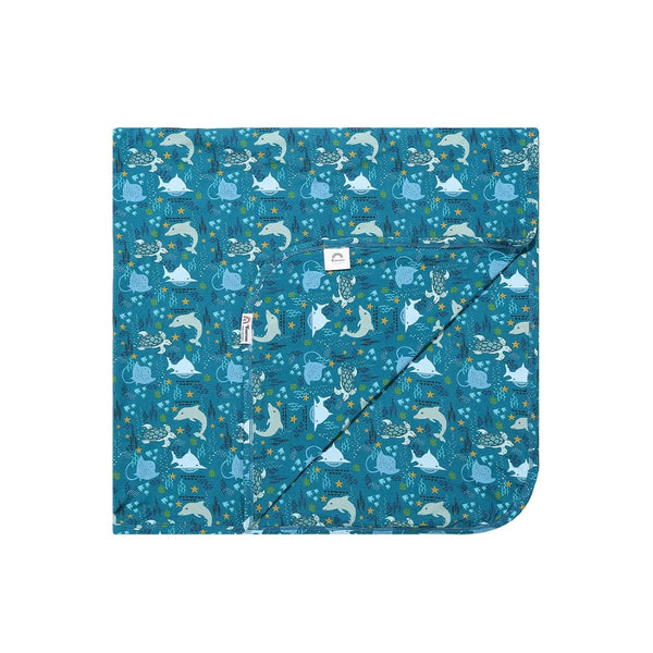 Ocean Friends Bamboo Blanket Emerson & Friends Baby & Toddler - Swaddles & Baby Blankets