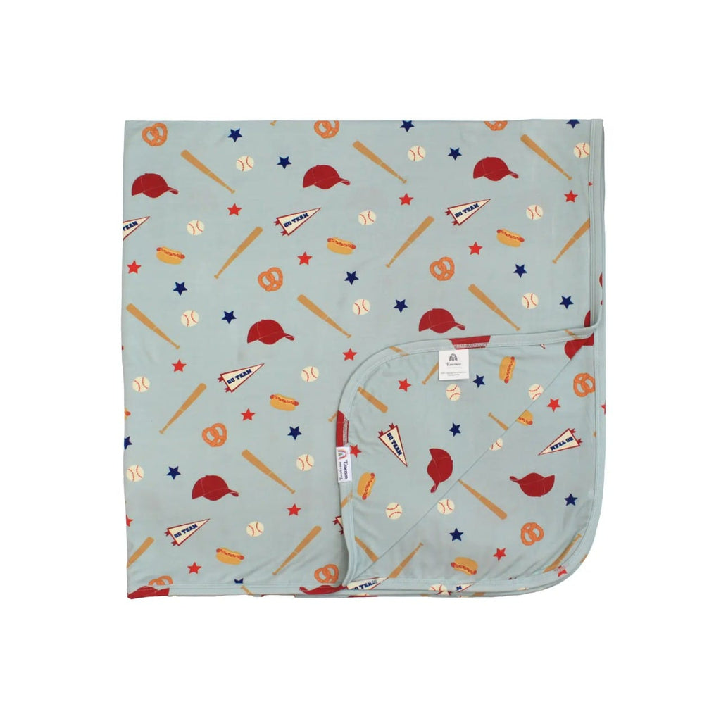 Play Ball Baseball Bamboo Blanket Emerson & Friends Baby & Toddler - Swaddles & Baby Blankets