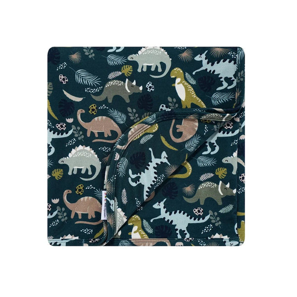 Prehistoric Friends Dinosaur Bamboo Blanket Emerson & Friends Baby & Toddler - Swaddles & Baby Blankets