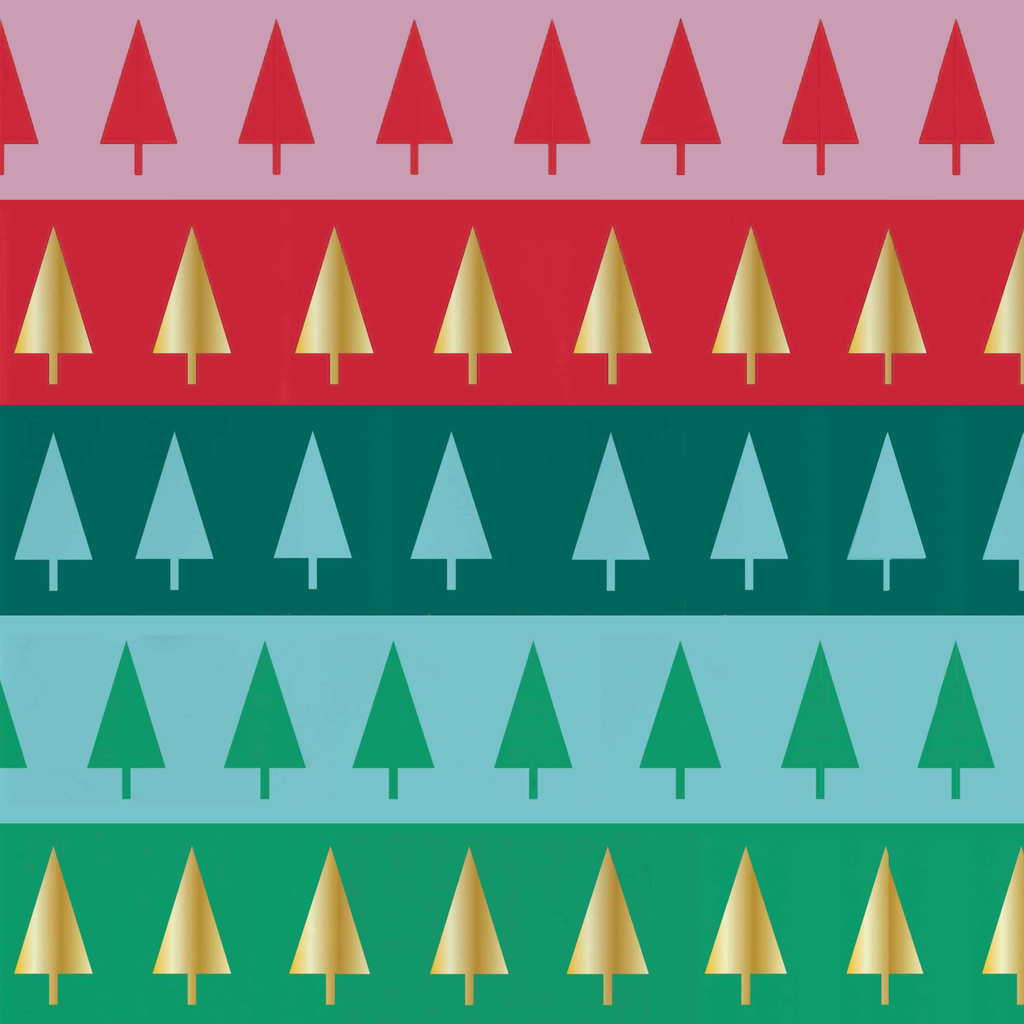 Vibrant Tree Stripes Specialty Gift Wrap (or more options) ENJOY Urban General Store Gift Wrap Service