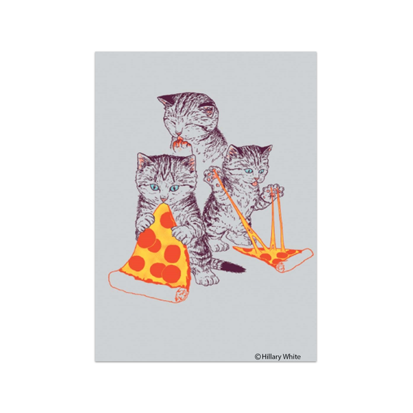 Pizza Kitty Magnet Ephemera Home - Magnets