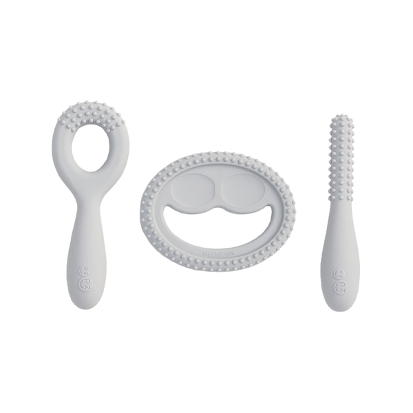 Baby Oral Development Tools - Pewter ezpz Baby & Toddler - Pacifiers & Teethers