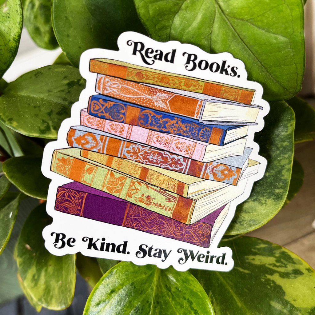 Read Books Be Kind Stay Weird Magnet Fabulously Feminist Home - Magnets