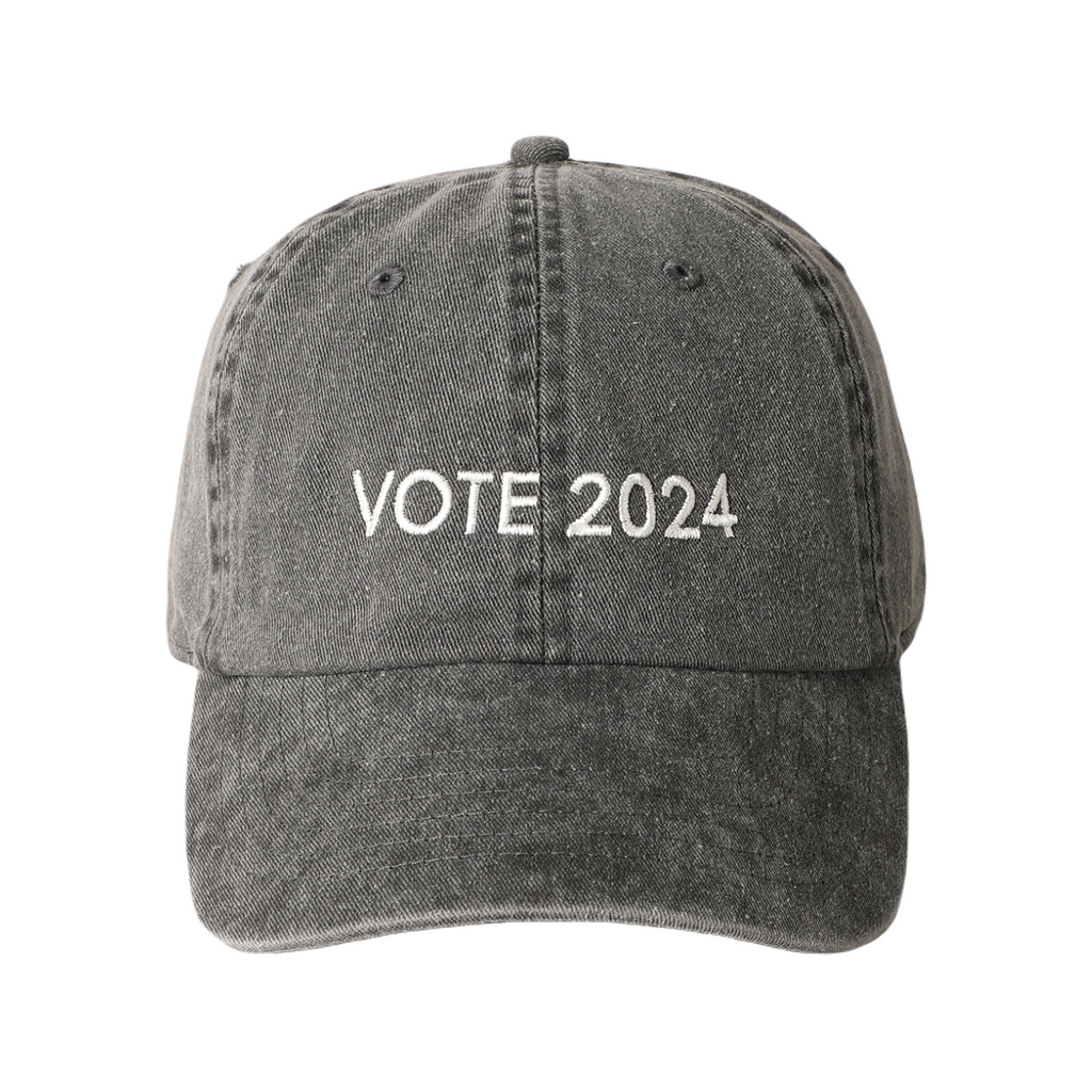 Black Vote 2024 Baseball Embroidered Hat - Adult Fashion City Apparel & Accessories - Summer - Adult - Hats