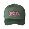 Green Cowboys And Tequila Trucker Hat - Adult Fashion City Apparel & Accessories - Summer - Adult - Hats