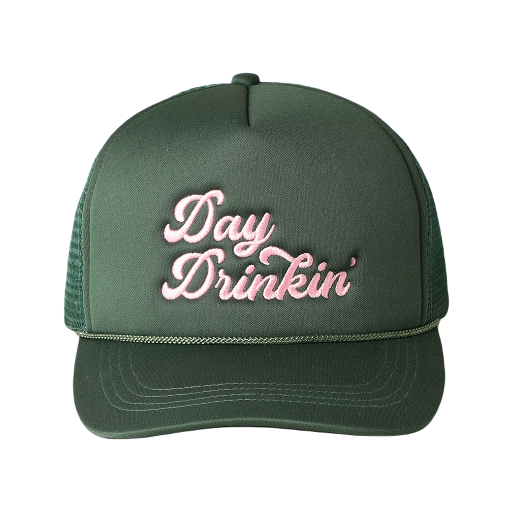 Green Day Drinkin Trucker Hat - Adult Fashion City Apparel & Accessories - Summer - Adult - Hats