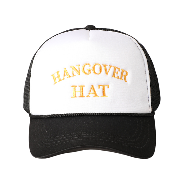 Hangover Black Trucker Hat - Adult Fashion City Apparel & Accessories - Summer - Adult - Hats