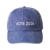 Royal Blue Vote 2024 Baseball Embroidered Hat - Adult Fashion City Apparel & Accessories - Summer - Adult - Hats