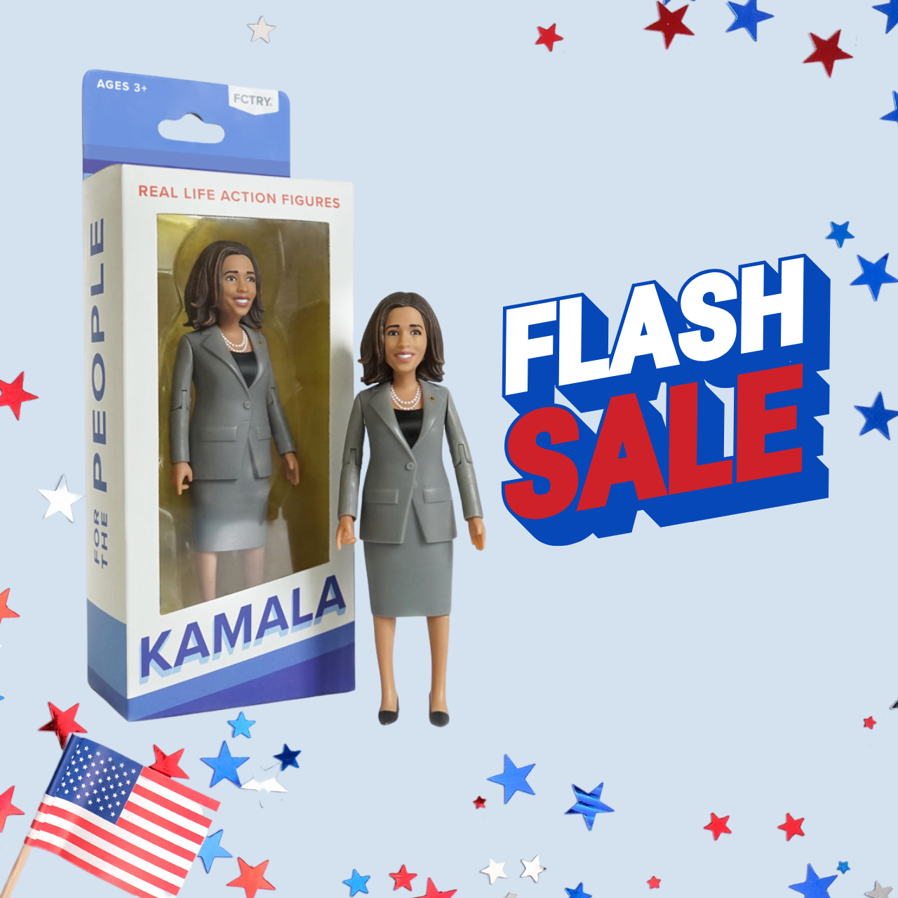 Kamala Harris Real Life Action Figure from FCTRY – Urban General Store