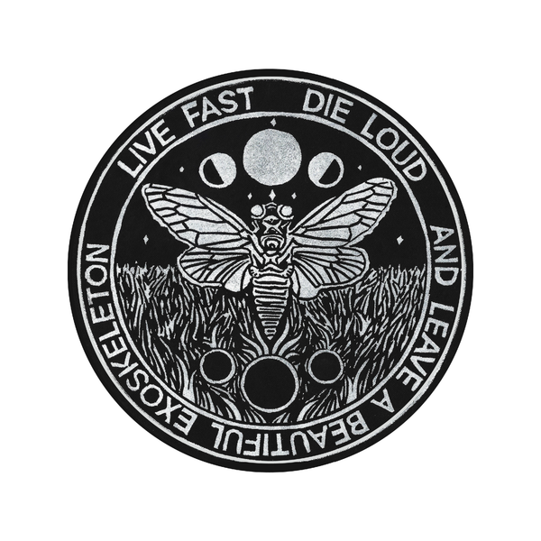 Live Fast Dire Loud And Leave A Beautiful Exoskeleton Sticker Fendywitch Designs Impulse - Decorative Stickers