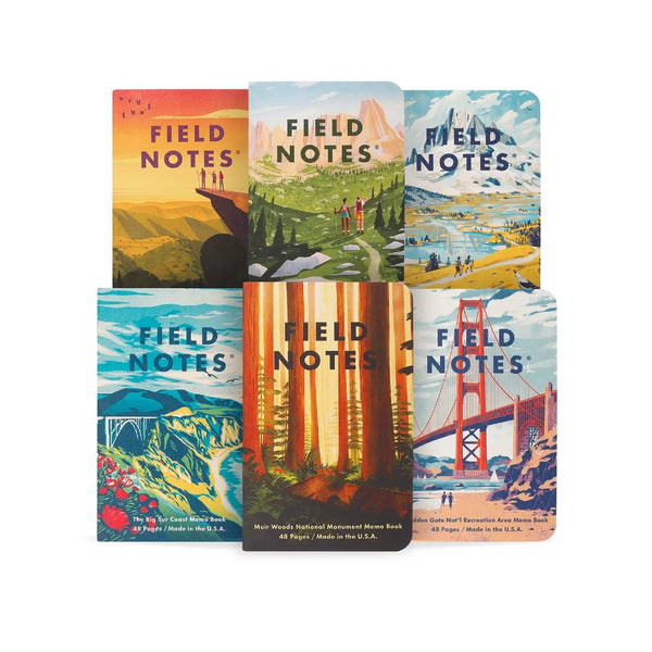Field Notes Explore America - 3 Packs Field Notes Books - Blank Notebooks & Journals