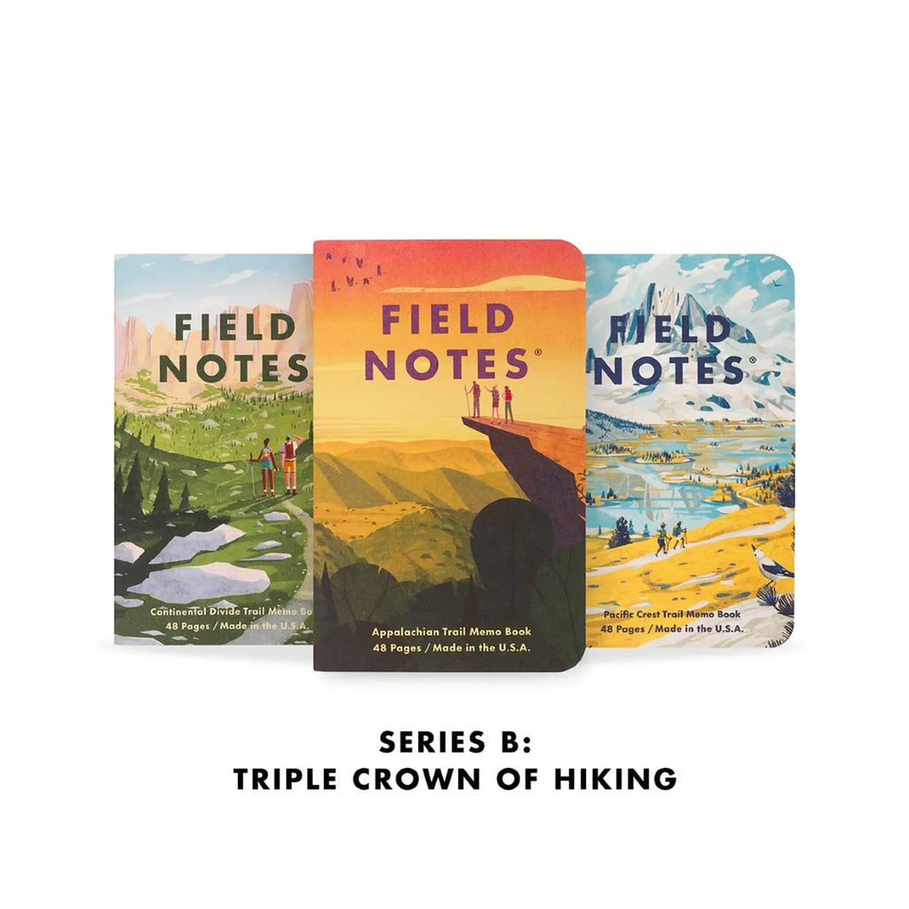 Series B: Triple Crown Of Hiking Field Notes Explore America - 3 Packs Field Notes Books - Blank Notebooks & Journals