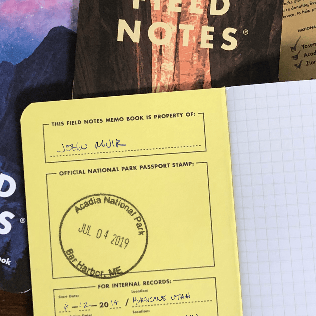 Field Notes - National Park Series - Summer 2019 Quarterly Edition Field Notes Brand Books - Blank Notebooks & Journals