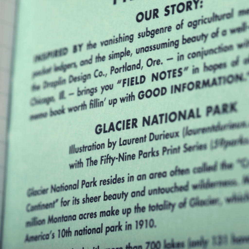 Field Notes - National Park Series - Summer 2019 Quarterly Edition Field Notes Brand Books - Blank Notebooks & Journals