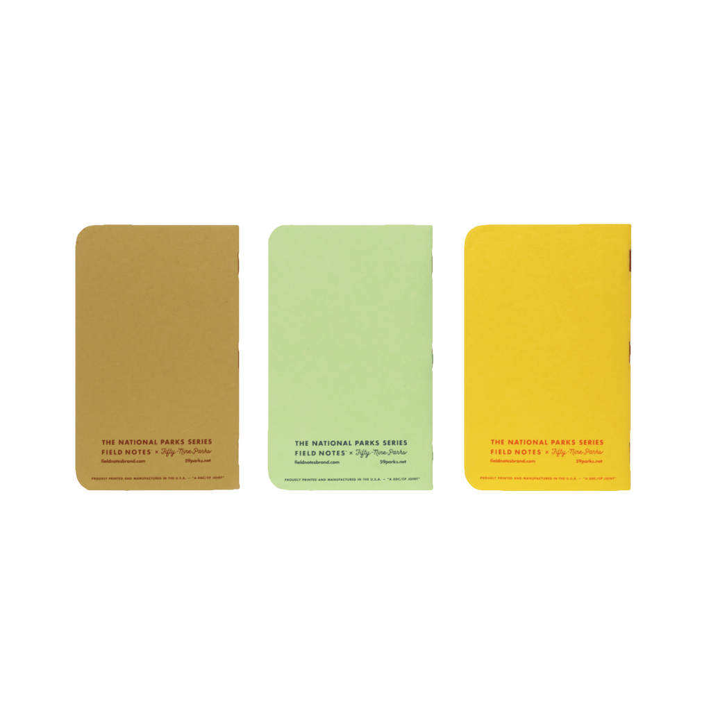 Field Notes - National Park Series - Summer 2019 Quarterly Edition Field Notes Brand Books - Blank Notebooks & Journals