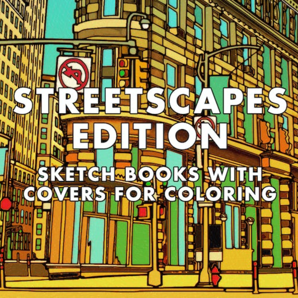 Field Notes Streetscapes Sketch Books - New York & Miami - 4.75 x 7.5 -  48 Pages - Plain Paper - Pack of 2