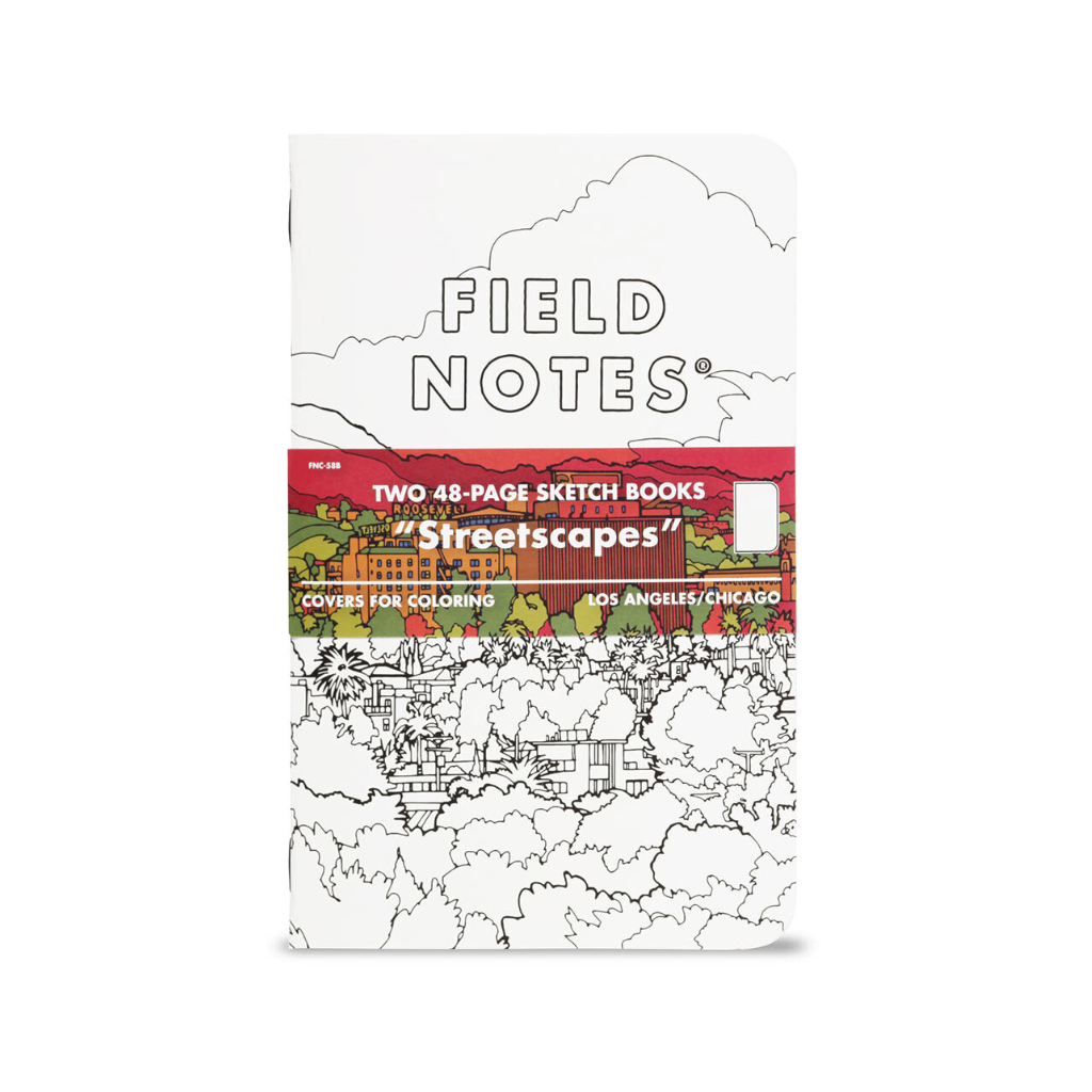 Pack B - Los Angeles + Chicago Field Notes Streetscapes Sketch Books 2-Packs - Spring 2023 Quarterly Edition Field Notes Brand Books - Blank Notebooks & Journals