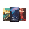 Series A - Yosemite Acadia Zion 3-Pack Field Notes - National Park Series - Summer 2019 Quarterly Edition Field Notes Brand Books - Blank Notebooks & Journals