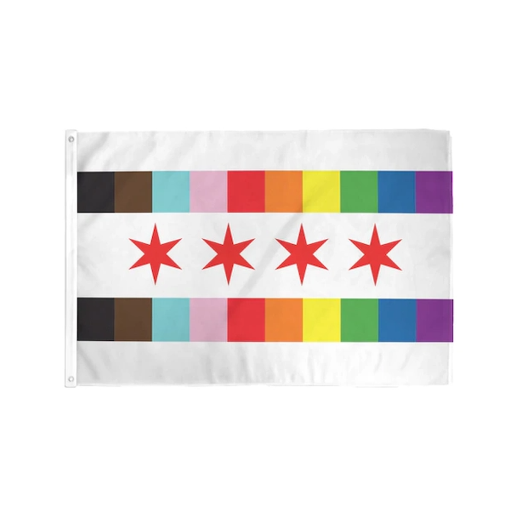 Chicago Pride Flag Flags For Good Home - Wall & Mantle - Flags