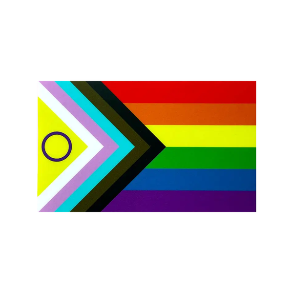 Intersex Progress Pride Sticker Flags For Good Impulse - Decorative Stickers