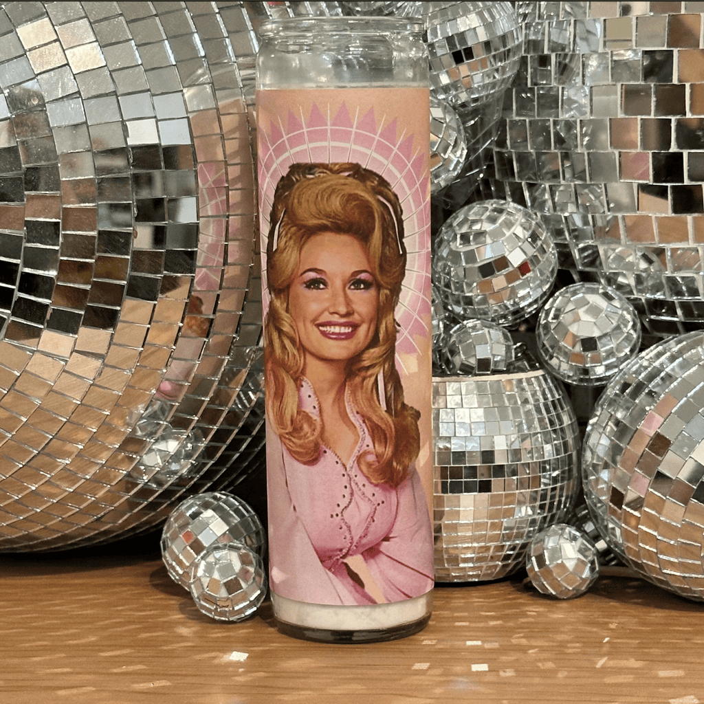 Dolly Inspired Payer Candle Flaming Feminist Home - Candles