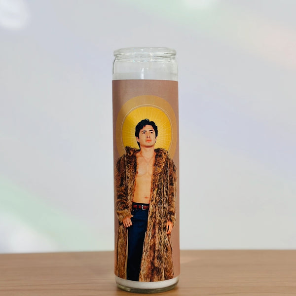 Heated Rivalry Shane Prayer Candle Flaming Feminist Home - Candles