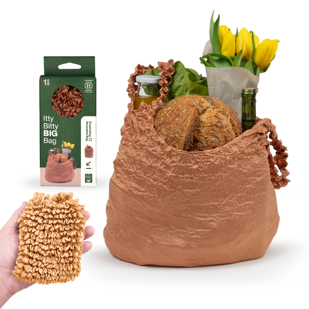 Sand Itty Bitty Bag Reusabe Tote Bag Food Huggers Apparel & Accessories - Bags - Reusable Shoppers & Tote Bags