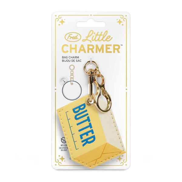 Butter Little Charmer Bag Charm Fred & Friends Apparel & Accessories