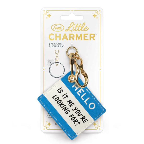 Hello Little Charmer Bag Charm Fred & Friends Apparel & Accessories