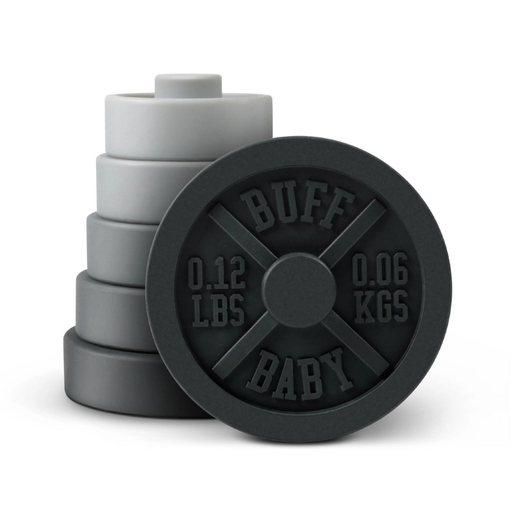 Buff Baby Weight Plate Stacking Toy And Teether Fred & Friends Baby & Toddler - Baby Toys & Activity Equipment