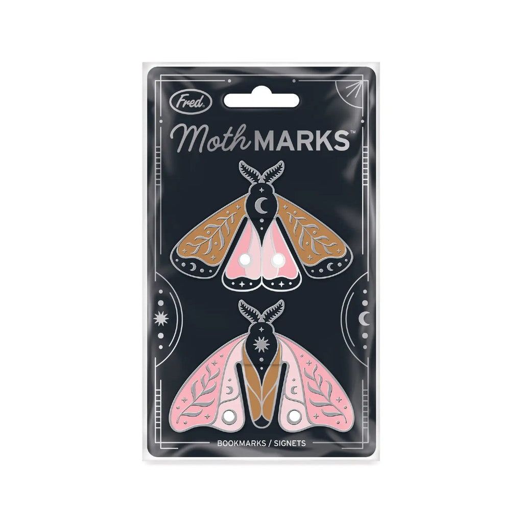 Moth Marks Celestial Moths Bookmark Set Fred & Friends Books