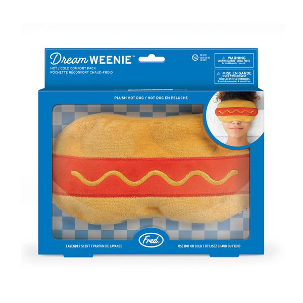 Dream Weenie Hot Dog Hot/Cold Eye Pillow Fred & Friends Home - Bath & Body