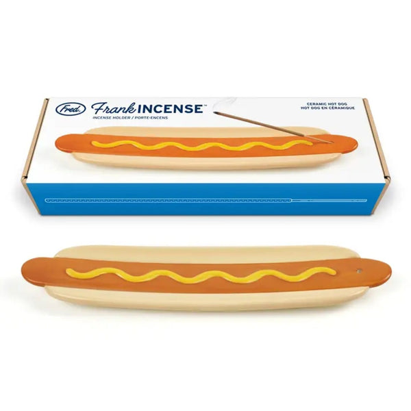 Frank Incense Hot Dog Ceramic Incense Holder Fred & Friends Home - Candles - Incense, Diffusers, Air Fresheners & Room Sprays