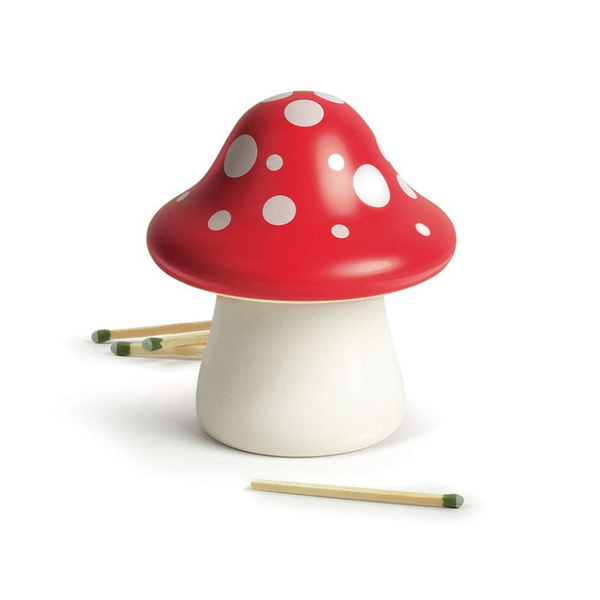 Merry Mushroom Match Holder And Striker Fred & Friends Home - Candles - Matches
