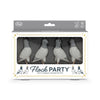 Flock Party Pigeon Candles - Set of 4 Fred & Friends Home - Candles - Sparklers & Birthday Candles