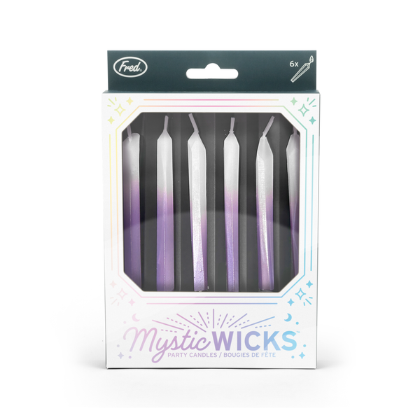 Mystic Wicks Crystal Shaped Birthday Candles Fred & Friends Home - Candles - Sparklers & Birthday Candles